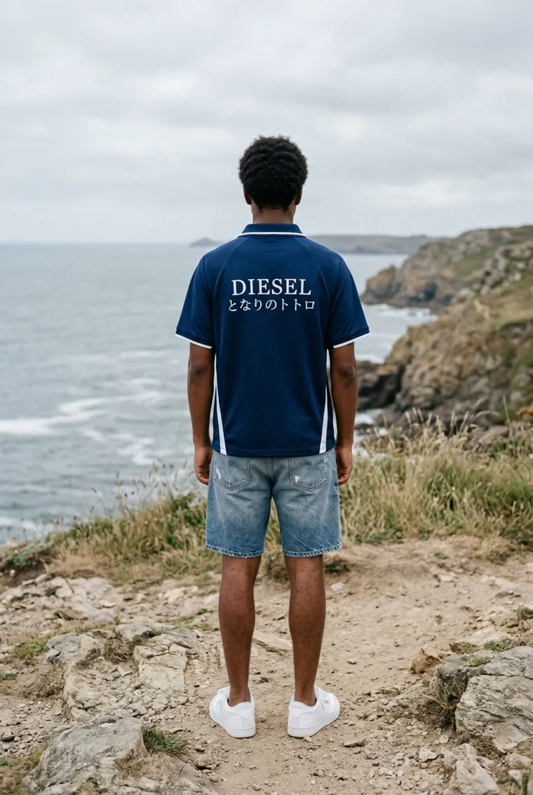 Polo Marine porté, photo 2